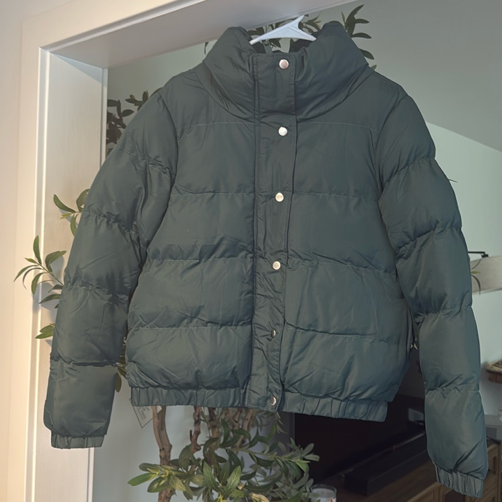 Green Puff Jacket
